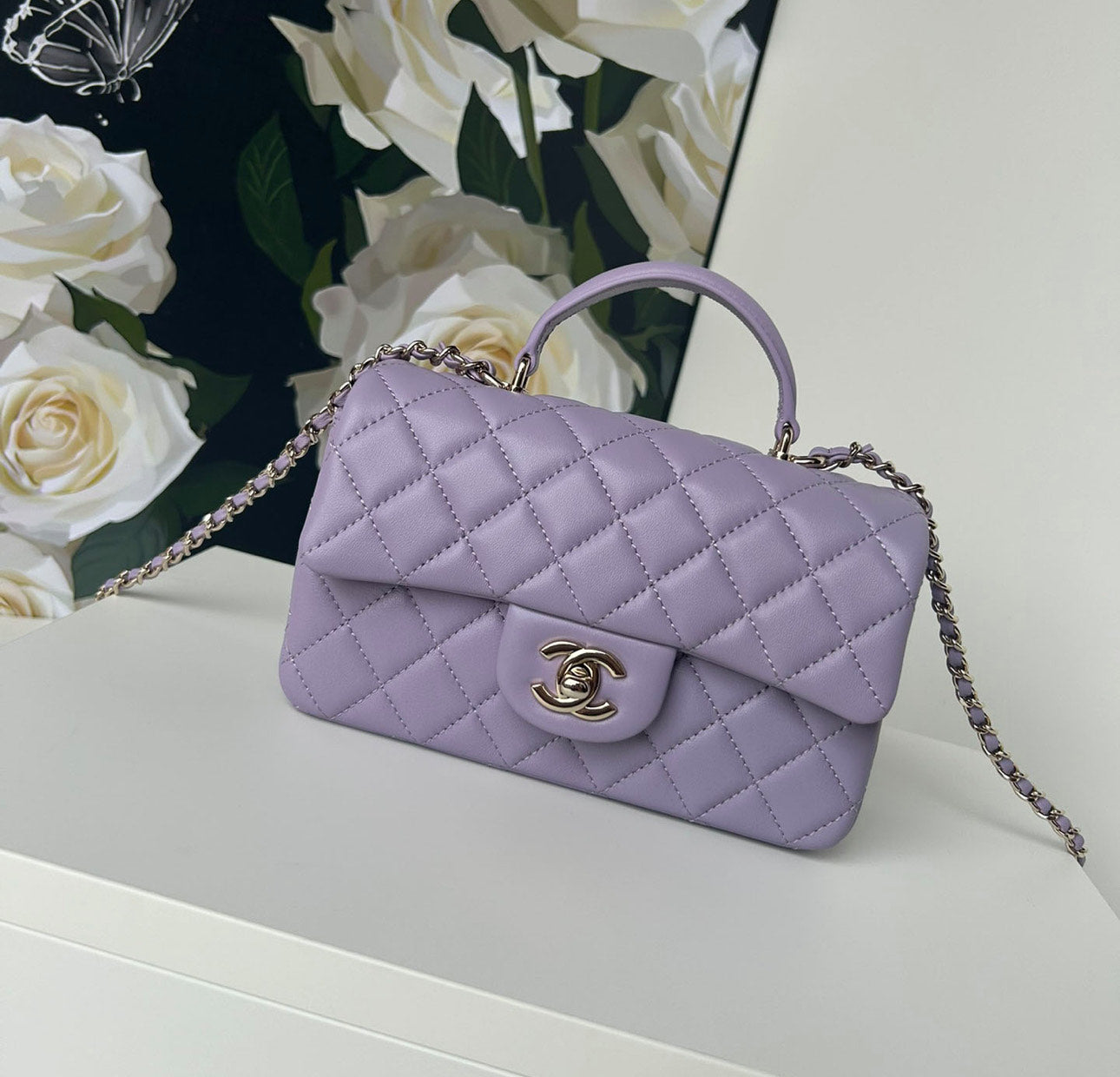 Chanel Classic Mini CF Mirror Hand/Shoulder Bag