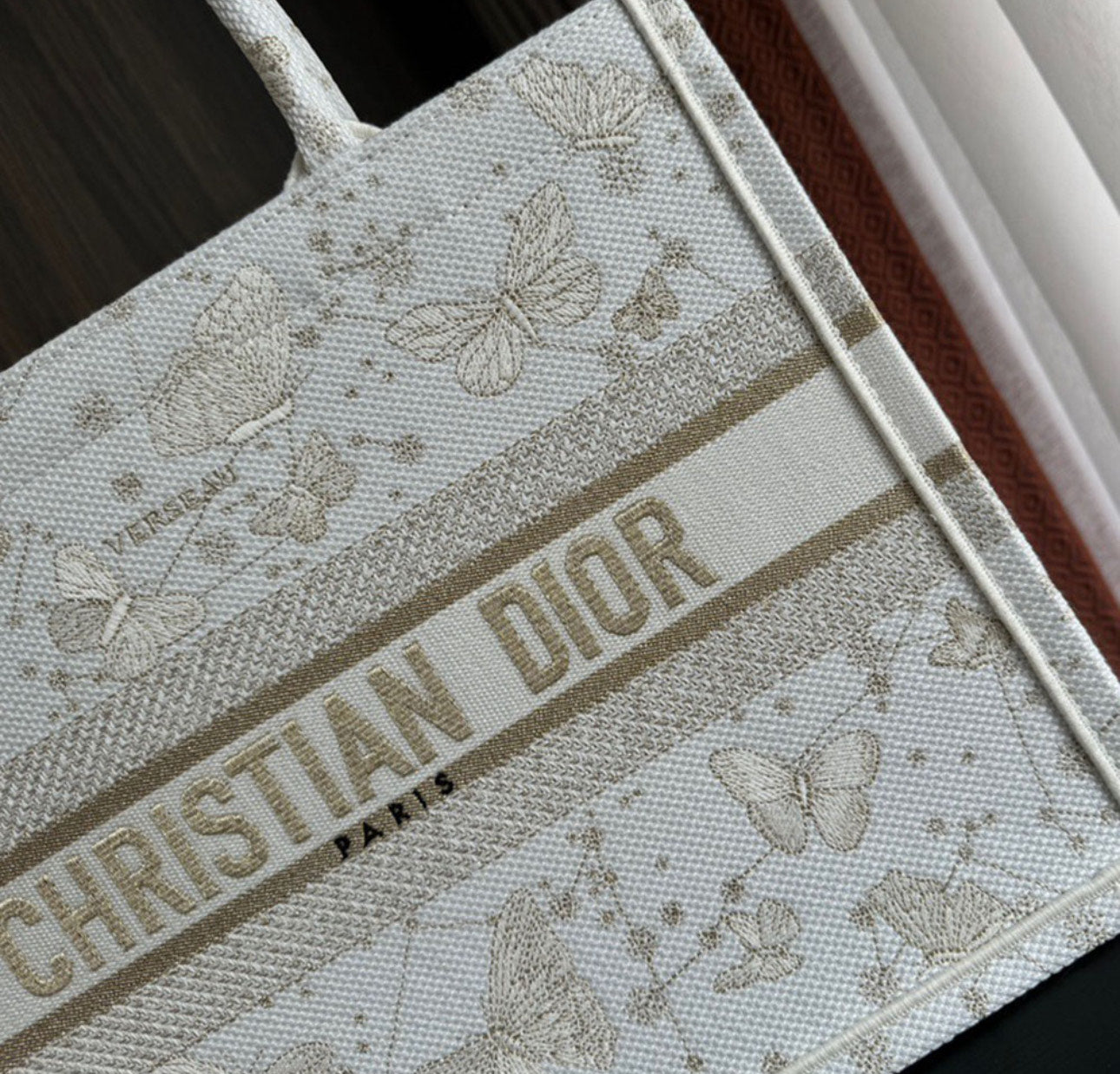 Dior Medium Book Tote Hand Bag