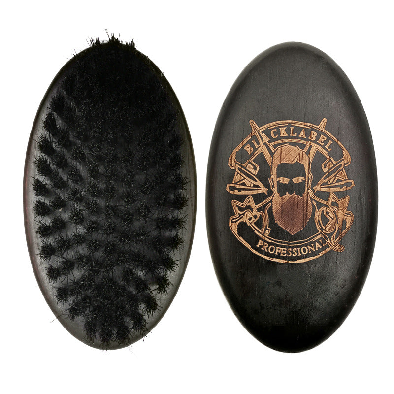 Hair Brush Boar Bristle For Men's Beard Brush Portable Shaving Comb Massage Hair Cleaning Brush for Facial Cleaning Styling Tool