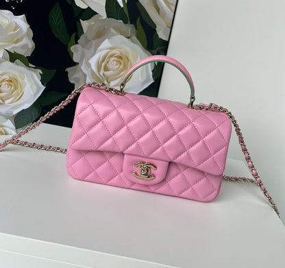 Chanel Classic Mini CF Mirror Hand/Shoulder Bag