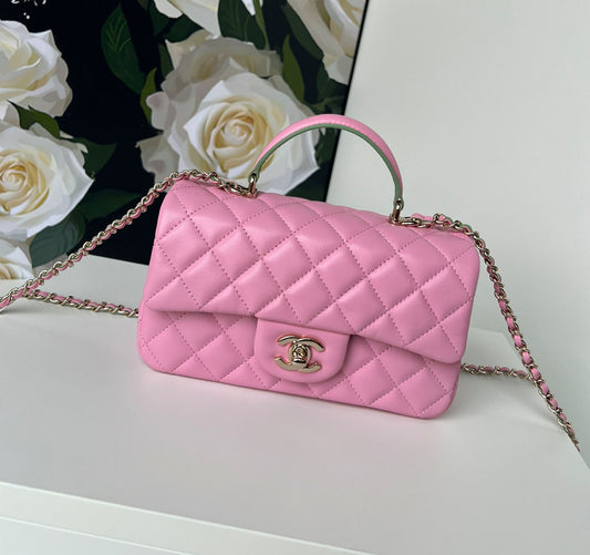 Chanel Classic Mini CF Mirror Hand/Shoulder Bag