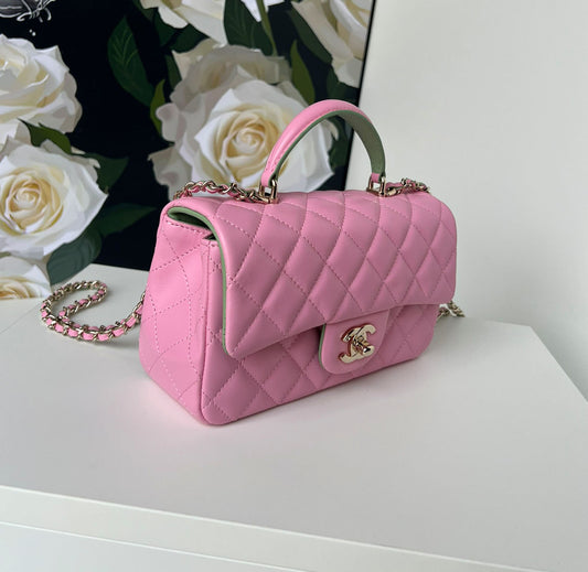 Chanel Classic Mini CF Mirror Hand/Shoulder Bag