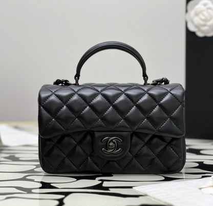 Chanel Classic Mini CF Mirror Hand/Shoulder Bag