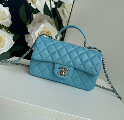 Chanel Classic Mini CF Mirror Hand/Shoulder Bag