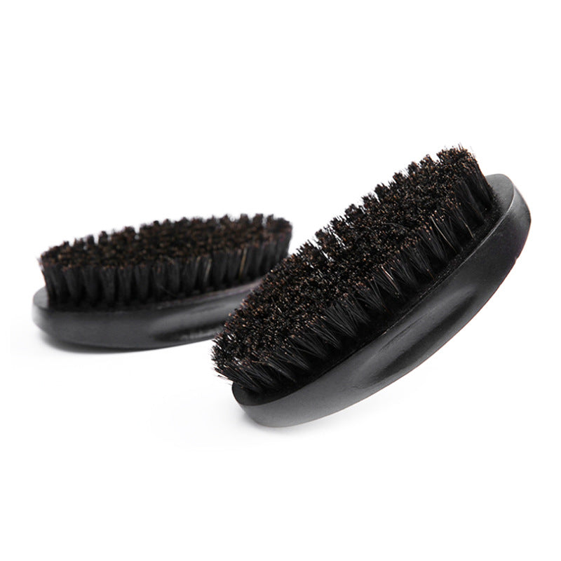 Hair Brush Boar Bristle For Men's Beard Brush Portable Shaving Comb Massage Hair Cleaning Brush for Facial Cleaning Styling Tool