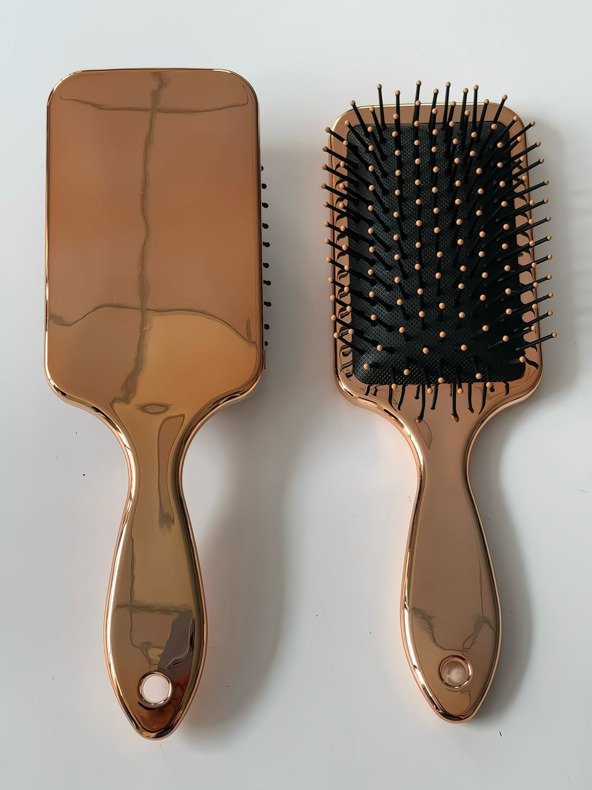 Square Electroplated Rose Gold Hair Massage Scalp Air Cushion Comb Women's Household Hair Shown Air Cushion Comb