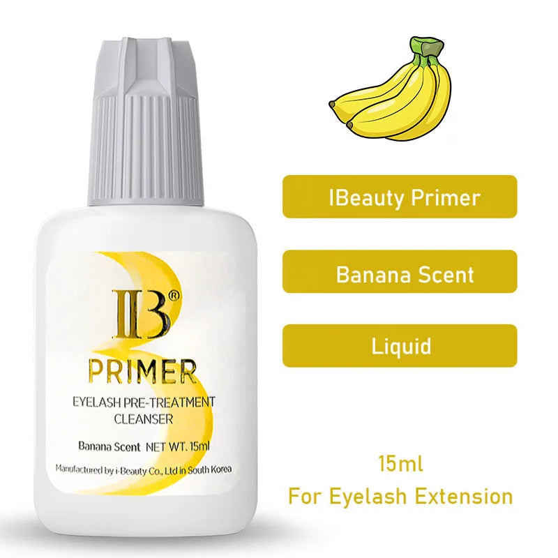1 Bottle IBeauty Super Bonder Banana Primer Fake Eyelash Extension Long Lasting Korea Booster Strong Adhesive Makeup Tools