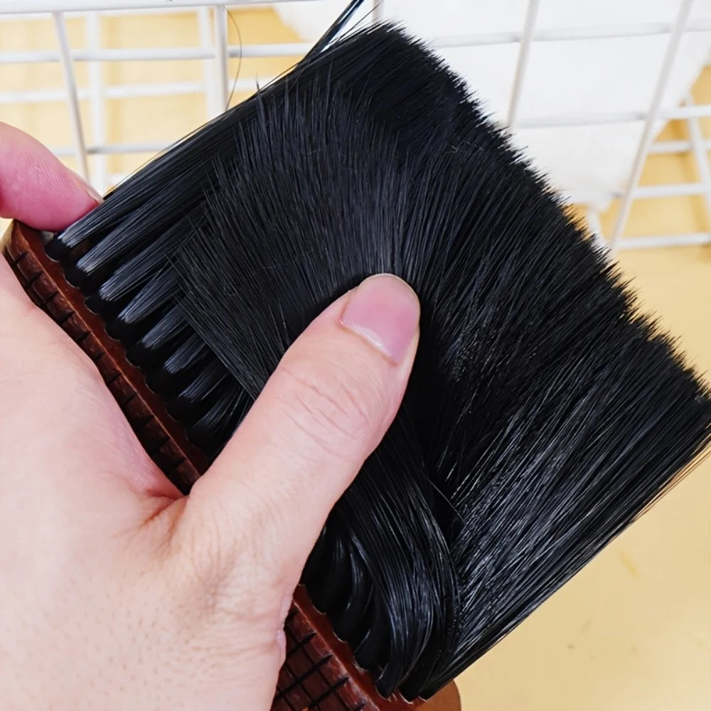 1 Hair Cleaning Brush, a Specialized Wooden Hairdressing Tool for Salons, Natural Wooden Handle Cleaning and Beauty Tool