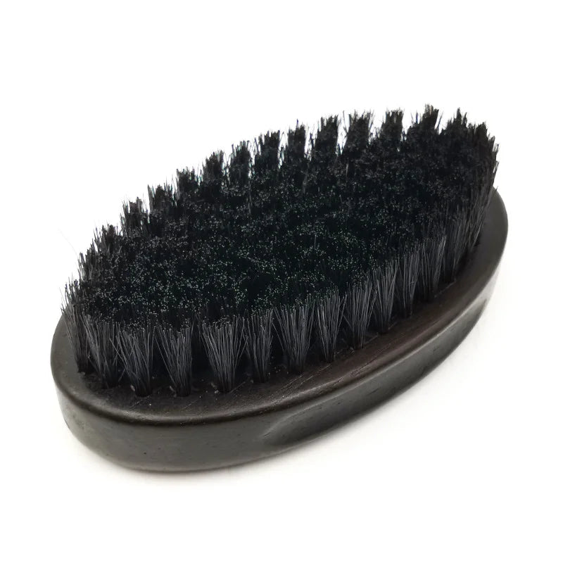 Hair Brush Boar Bristle For Men's Beard Brush Portable Shaving Comb Massage Hair Cleaning Brush for Facial Cleaning Styling Tool